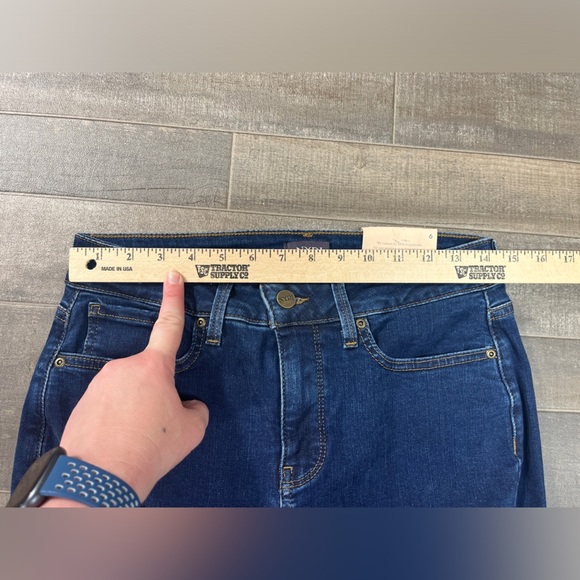 NYDJ Marilyn Straight Blue Jeans - Picture 3 of 8